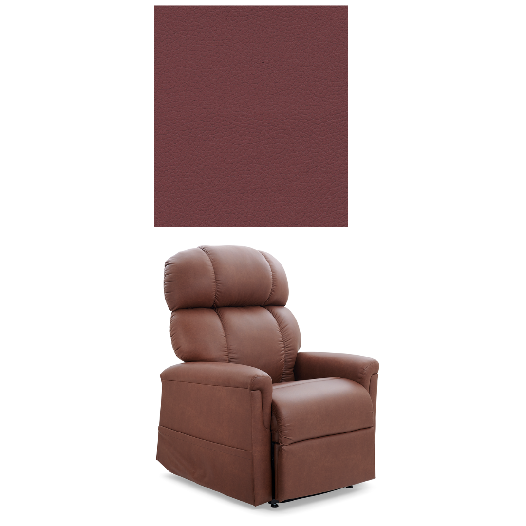 Golden Tech PR545 Recliner with Assisted Lift - Twilight & MaxiComfort Positioning - Beet Root